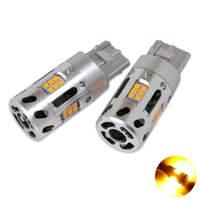 CORSA 90系 ヴォクシー T20 ハイフラ防止機能搭載 車検対応 LED ウインカー 2400LM 冷却ファン付 【リア左右セット】 カスタム パーツ ア