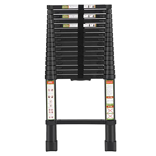 RIKADE 伸縮はしご 耐荷重150kg 軽量 持ち運びやすい 折り畳み 伸縮梯子 多機能アルミはしご 自動ロック スライド式 伸縮自在 梯子 室内の通販は