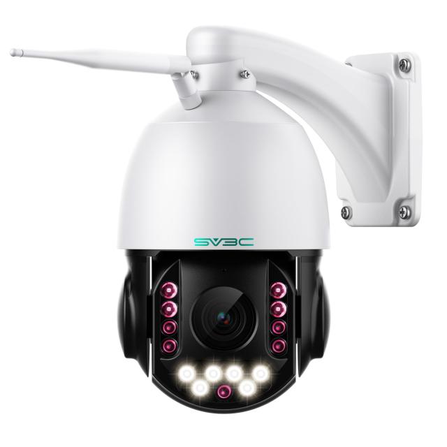 防犯カメラ ワイヤレス 屋外 無線 PTZカメラ 20倍光学ズーム 500万画素 ソニーセンサー 最新AI人体検知 双方向音声 最大60m暗視撮影 監視