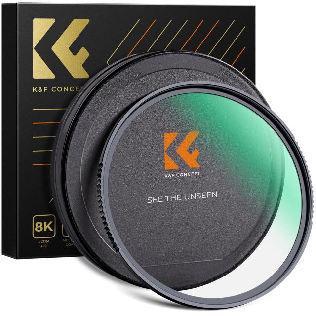 【NANO-X強化型】K&F Concept 82mm レンズ保護フィルター 強化ガラス 9H高硬度 高透過率 HD超解像力 極薄 撥水防汚 キズ防止 紫外線吸収