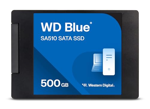 Western Digital 500GB WD Blue SA510 SATA 内蔵ソリッドステートドライブ SSD - SATA III 6Gb/s 2.5インチ/7mm 最大560MB/s - WDS500G3Bの通販は