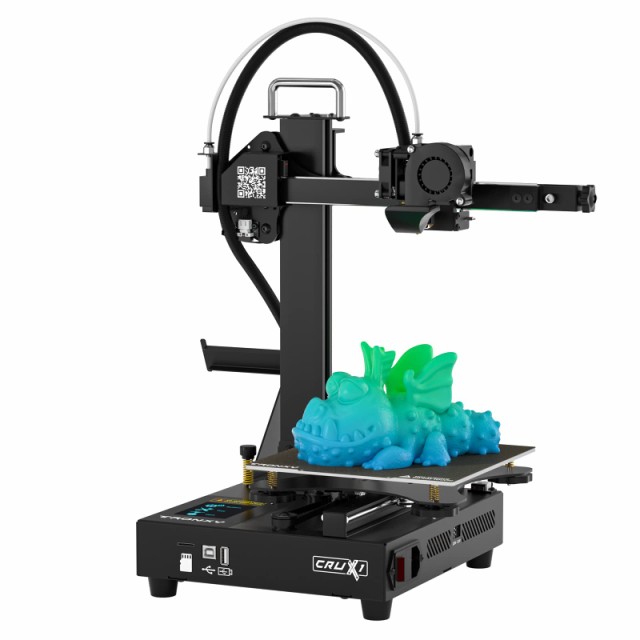 TRONXY 3Dプリンター、初心者向けCRUX 1ミニ3Dプリンター、磁気ステッカープラットフォームを備えた高速アセンブリダイレクトドライブデの通販は