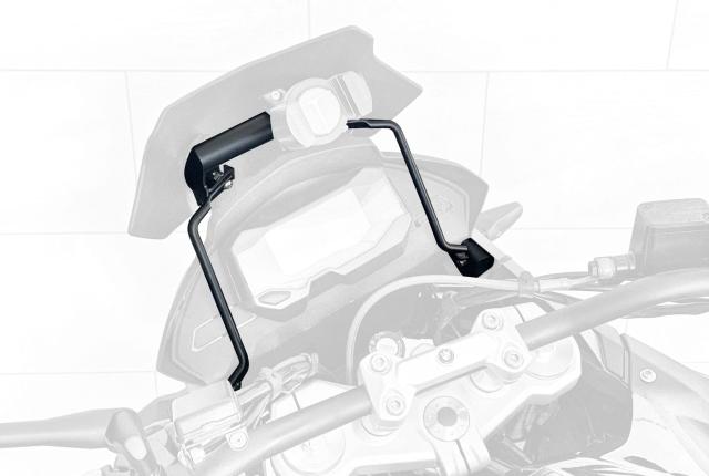 キジマ (kijima) バイク バイクパーツ マウントバーステー φ22.2 最大積載量 約1kg スチール製マットブラック仕上げ BMW G310GS(’17-) Bの通販は