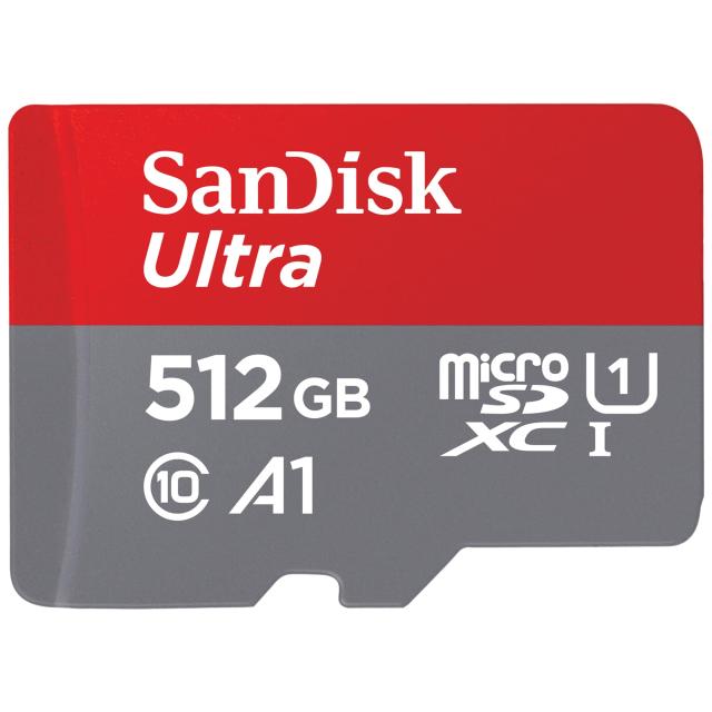 SanDisk SDSQUAC-512G-GN6MA 512GB Ultra MicroSDXC 150MB s SDアダプター ブラック
