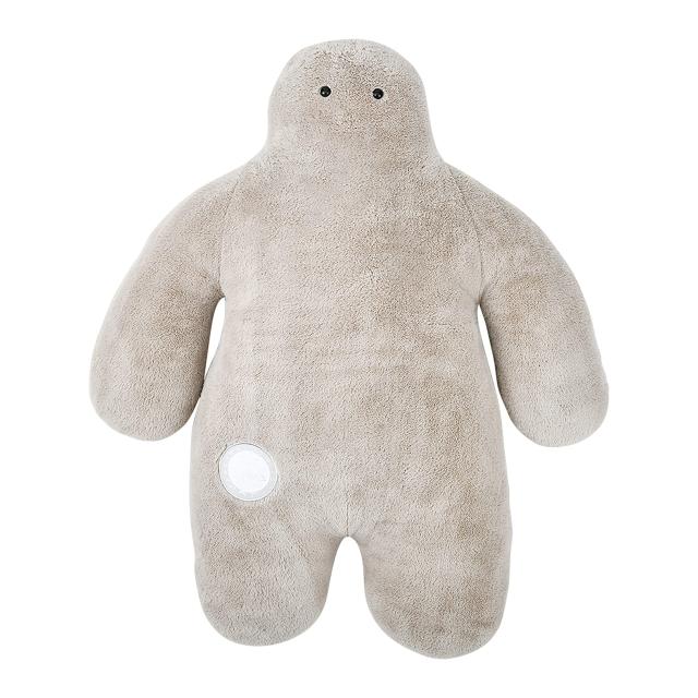 りぶはあと 抱き枕 フニオ グレージュ 温和なFUNIO BIGサイズ(全長約100cm) ふわふわ 人型クッション 87101-73