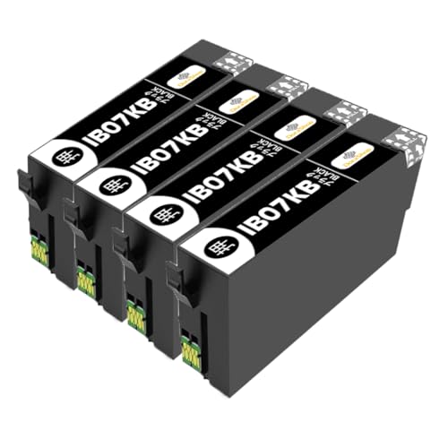 【Amazon.co.jp限定】Epson/エプソン IB07KB 互換インクカートリッジ IB07KB （マウス） IB07CL4B 黒４本 大容量 IB07 ブラック×４ 【1の通販は