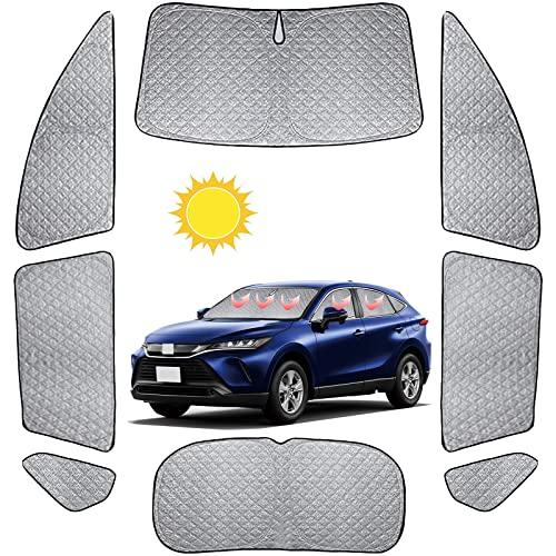 2022 新型 車用 サンシェード トヨタ ハリアー 80系 リア用 車中泊 仮眠 マルチサンシェード 断熱 遮光シェード 車窓日よけ 車中泊グッズの通販は 9,521円