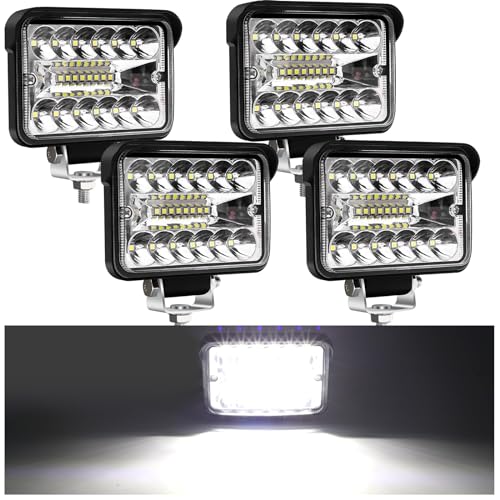 Aoling 作業灯LED 12V 24V 防水 狭角 広角 小型 LED ワークライト 車 LEDフォグランプ 作業ライト 白 補助ライト 前照灯 車外灯 除雪機 の通販は