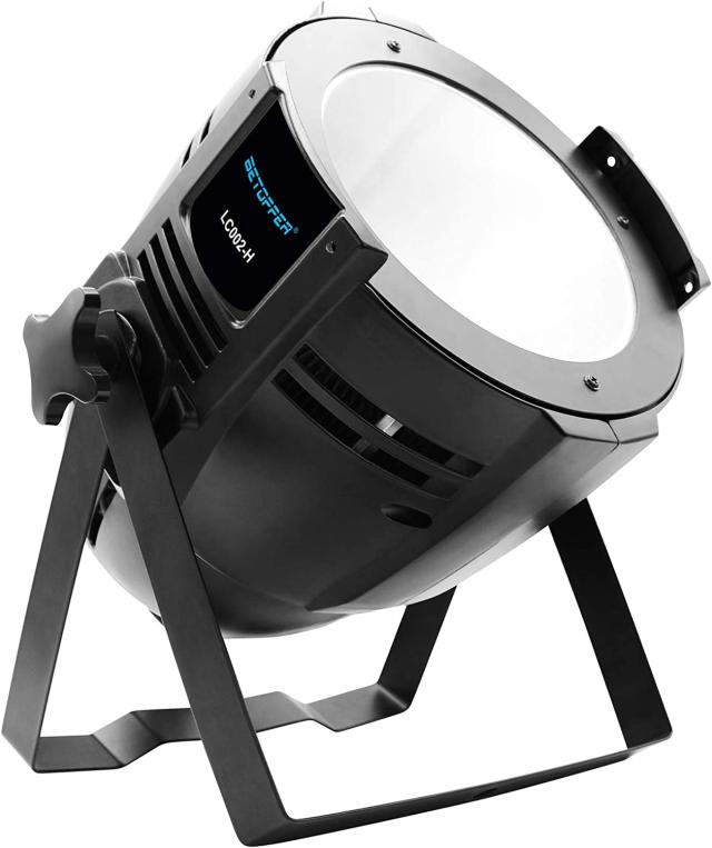 BETOPPER 200W COB LED 舞台照明 撮影録画スポットライトステージライトDJ ストロボ効果照明 DMX-512 2/4CH Party Light 音声起動 照明ラ