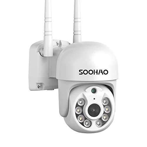 SOOHAO 増設用防犯カメラWifi 500万画素 ワイヤレス 単品 500万画素ワイヤレス防犯カメラセット増設用 双方向通話・カラー暗視・録音・録