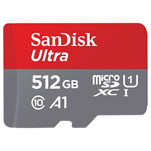 SanDisk UHS-I Class 10 Micro SD Card, 512 GB, Compatible with Nintendo Switch, SDSQUAC-512G-GN6MN SD Converter Adapter Not Inclu