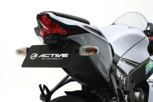 2点　専用 ACTIVE(アクティブ) バイク フェンダーレスキット ブラック [LED