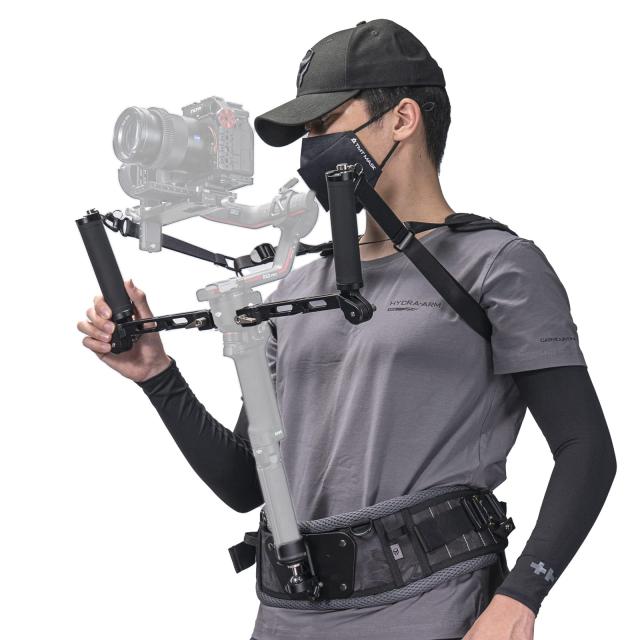 TILTA 軽量デュアル ハンドル ジンバル サポート システム DJI RS2、RSC2、RS3 および RS3 Pro 用、ジンバル サポート ベストおよびデュ