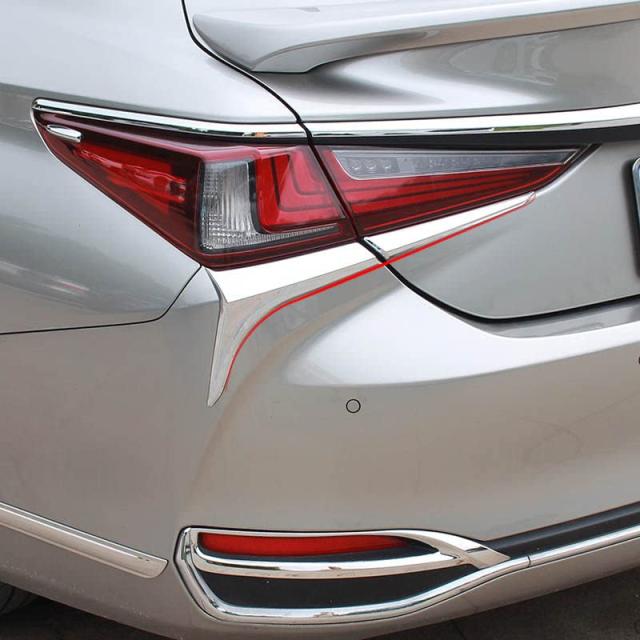 Onami レクサス テールランプ ガーニッシュ テールライト 外装パーツ アクセサリー 新型 LEXUS 10系 ES300h ABS製 4P【鏡面仕上メッキ】E