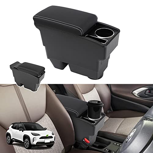 トヨタ ヤリスクロス 車用アームレスト TOYOTA YARIS CROSS R2.8-現行 コンソールボックス 車内収納ボックス スライド式 ドリンクホルダ 9,510円