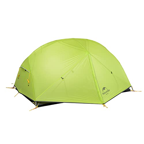 Naturehike公式ショップ 2人用 テント Mongar テント 軽量 アウトドア 専用グランドシート付 設営簡単 二重層 耐水圧PU4000mm 4シーズン