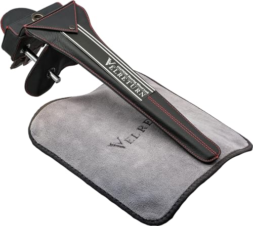 VELRETURN (ヴェルリターン) 車用 盗難防止 ハンドルロック ステアリングロック フルレザーモデル 日本車/外車対応 VT-RCW01 コーション