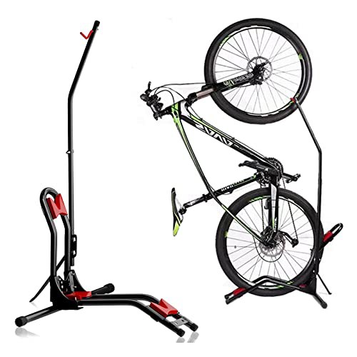 kilogorge 自転車 スタンド 縦置き自転車 スタンド 倒れない 自転車スタンド駐輪スタンド自転車スタンド 屋外 転倒防止自転車 メンテナンの通販は 5,447円
