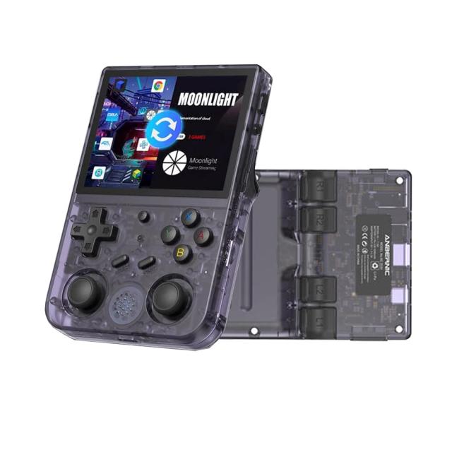 Anbernic RG353V RK3566 Whatskoハンドヘルドゲーム機 Android11＆LINUX 3.5インチIPS全密着OCAフルスクリーン WiFi/Bluetooth機能対応 振
