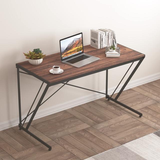 【HUGOW】パソコンデスク ゲーミングテーブル シンプルワークデスク PCデスク テレワーク 折りたたみ 組立簡単 Z字フレーム 耐荷重135KG の通販は