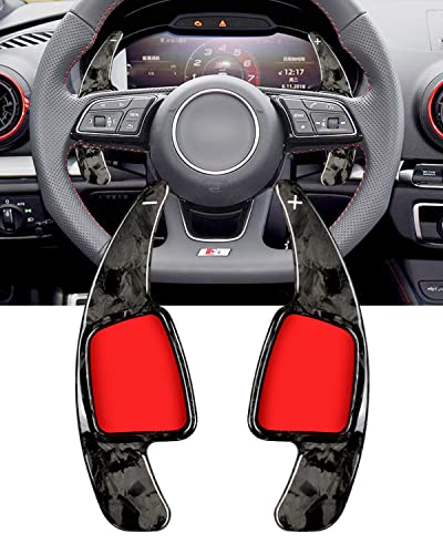 For アウディ パドルシフトカバー シフト パドル エクステンション カーボン製 S3 パドルシフトカバー Q2 パドルシフトエクステンション の通販は 9,075円