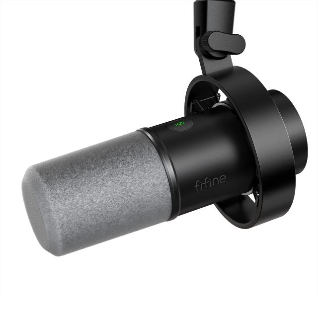 FIFINE ダイナミックポットキャストマイク USB/XLR接続可能 カーディオイドパターン単一指向性 USBケーブル付属 PC/プレステ/サウンドカの通販は 9,750円