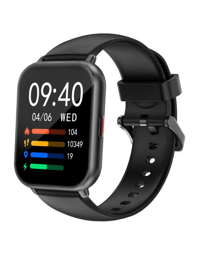 RUIMEN スマートウォッチ 通話機能付き Smart Watch iPhone アンドロイド対応 歩数計 腕時計 着信＆メッセージ通知 懐中電灯 天気予報 音