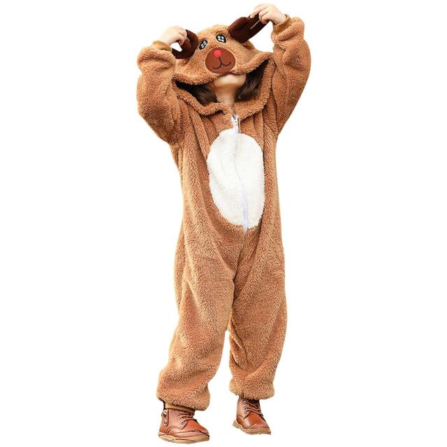 [Mskikefly] サンタコスチューム キッズ サンタコスプレ トナカイ 子供 着ぐるみ 可愛い サンタ服 クリスマス コスプレ 女の子 鹿 動物