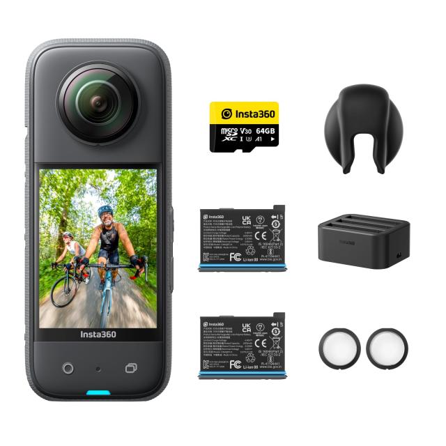Insta360 X3 -長時間撮影キット｜備用バッテリー付き 360度カメラ アクションカメラ 新型1/2インチ48MPセンサー IPX8防水 5.7K360度動画 の通販は 106,100円