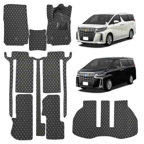 【100%フィット・10分簡単取り付け】 20/30系トヨタ車 アルファード ヴェルファイア 専用フロアマット ステップマット 【正規販売店・認の通販は