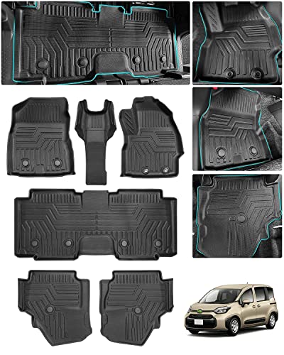 Cartist トヨタ 新型 シエンタ mxp系 フロアマット 立体カーマット 7人乗り 3Dフロアマット 立体構造 セカンドマット 防水マット TOYOTA