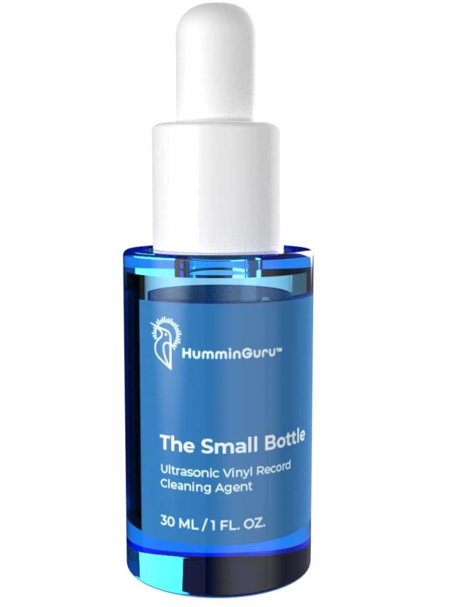 HumminGuru ハミングル The Small Bottle アナログレコードクリーナー, 帯電防止ビニールレコード洗浄剤は、超音波洗浄効果と乾燥時間を