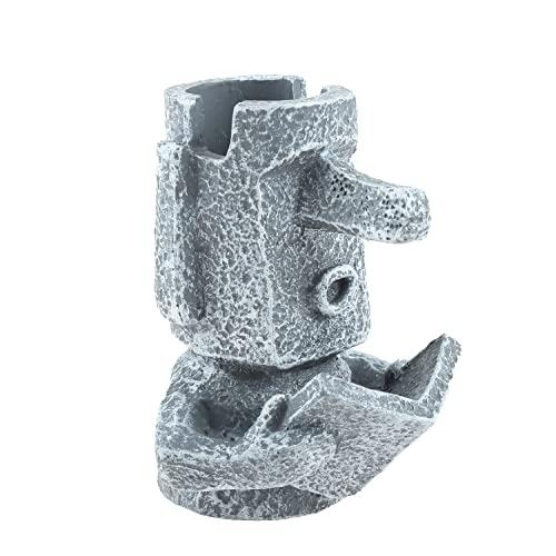 Etermeta モアイ像 ペン立て ユニークメガネスタンド ペンスタンド