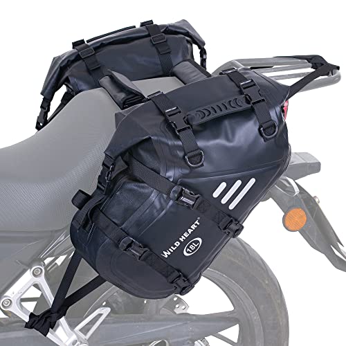 WILD HEART オートバイ サドルバッグ 防水 36L (18L*2) オートバイ サイド サドルバッグ パニエ バッグ トランク オートバイ アクセサリの通販は