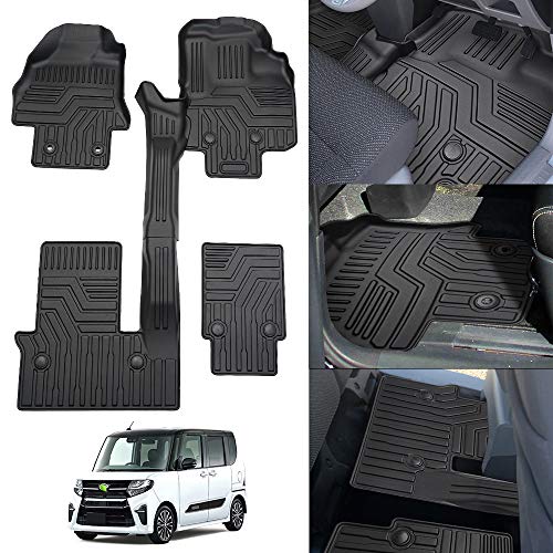 Cartist ダイハツ タント カスタム LA650S LA660S 前期用 フロアマット 立体カーマット 3Dフロアマット TANTO CUSTOM 後期適合不可 防水