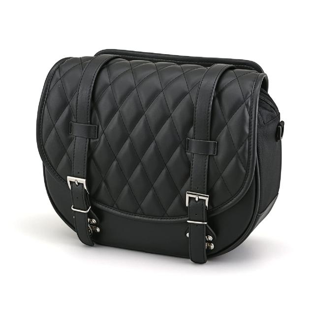 ヘンリービギンズ(Henly Begins) デイトナ バイク用 サイドバッグ 10L サドルバッグ DHS-30 ラウンド/ダイヤ 32680