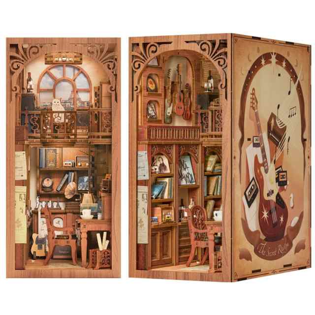 CuteBee Booknook ミニチュア ドールハウス キット 音楽テーマ