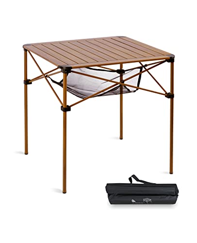 iClimb (アィクライム) アウトドア テーブル 性 キャンプ 折りたたみテーブル 耐荷重80kg ロールテーブル コンパクト キャンプ用品 机 ア
