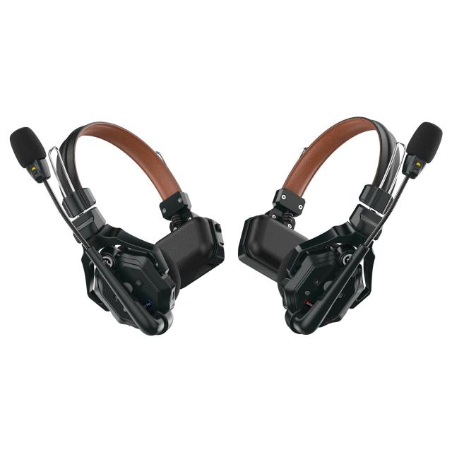 Hollyland Solidcom C1 Pro-2S ワイヤレス インカム 2台セット 全二重無線インターホン ヘッドセットシステム ENCノイズ キャンセリング