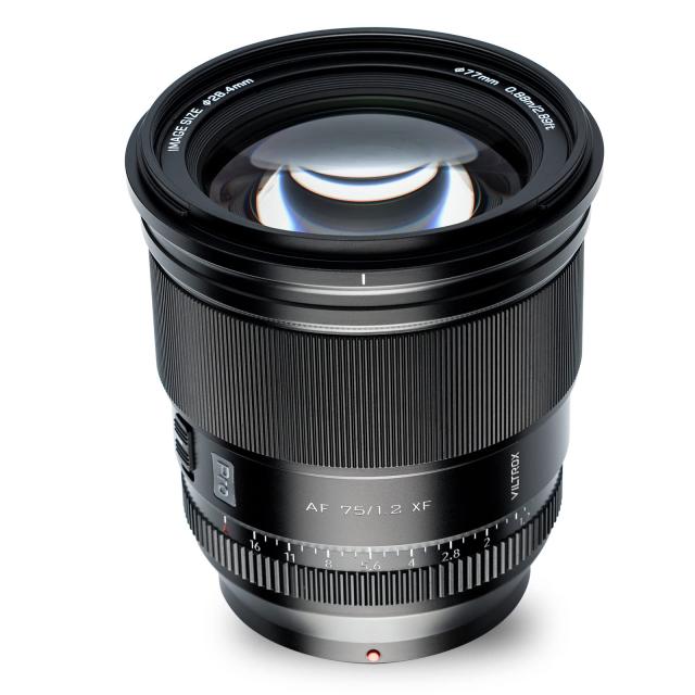 VILTROX 単焦点レンズ AF 75mm F1.2 XF 単焦点中望遠レンズ F1.2超大口径 オートフォーカス 富士フイルム Fujifilm Xマウント交換レンズ