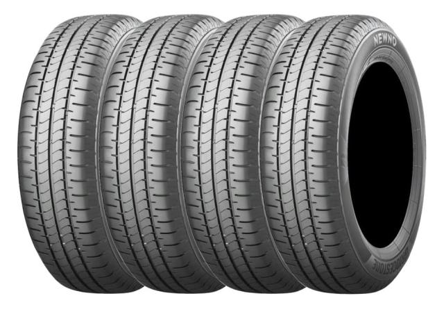 【4本セット】ブリヂストン(BRIDGESTONE) 低燃費タイヤ NEWNO 155/65R13 73S