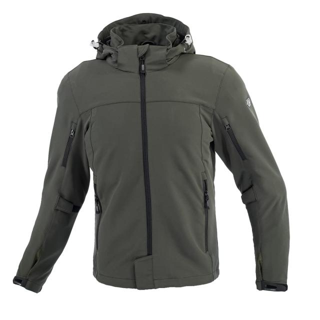 [KOMINE] バイク用 JK-1593 プロテクトクールドライパーカ 07-1593 メンズ Deep Olive 3XL