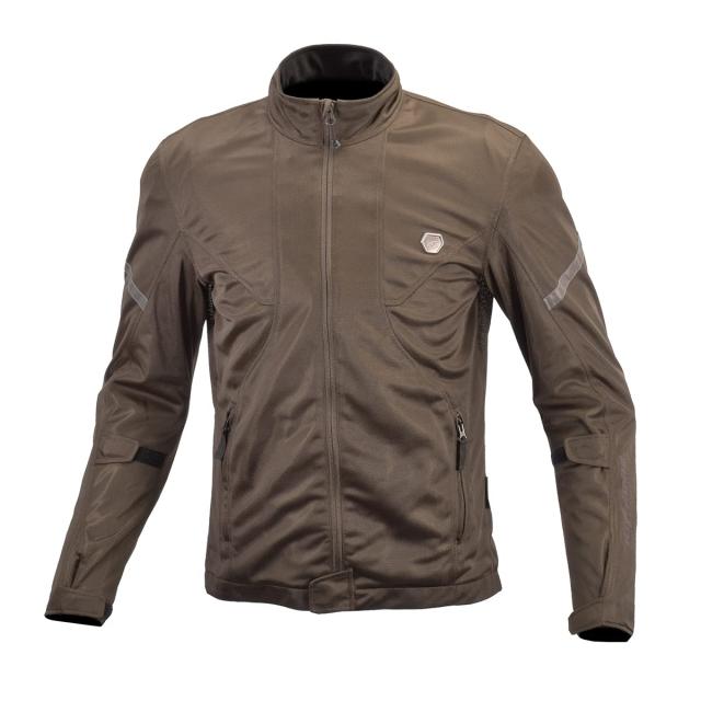 [KOMINE] バイク用 JK-1623 プロテクトフルメッシュジャケット ネオ 07-1623 メンズ Brown L