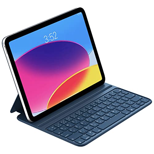 HOU iPad 第10世代 キーボード付きケース10.9 インチ (2022)対応 磁気吸着充電式/大型キーキャップ設計/キーコンビネーション機能/ダブルの通販は 9,974円