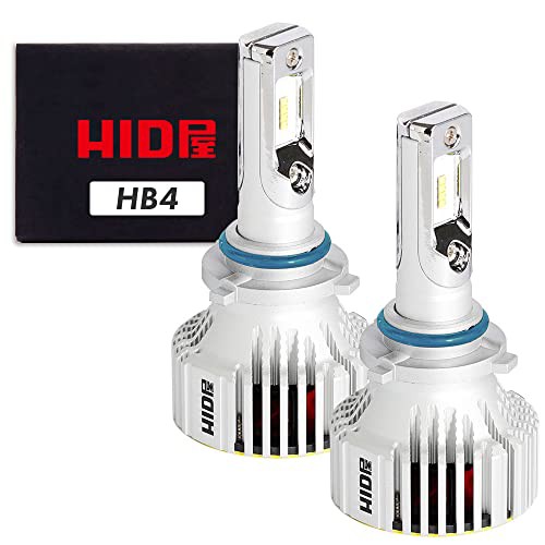 HID屋 HB4 LED ヘッドライト フォグランプ 28400cd(カンデラ) 爆光 ホワイト 6500k 車検対応 12V 24V ドライバー内蔵 簡単取付 iシリーズの通販は