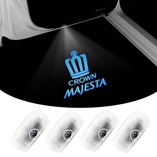 uuakarin180系210系クラウン 車用ドアランプ ドアカーテシランプ カーテシライト ドアウェルカムライト LEDロゴ投影 18系200系210系クラ