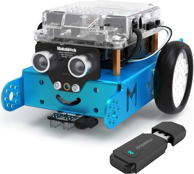 Makeblock mBot ロボット 子ども 電動ロボット 子ども おもちゃ Bluetoothドングル付き STEMロボット ロボット キット STEMプロジェクト