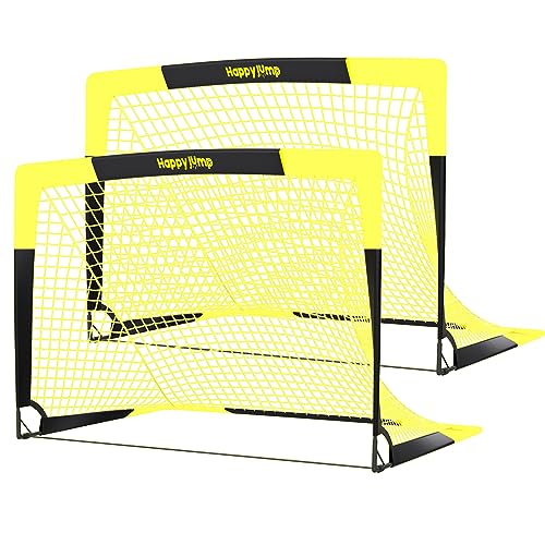 サッカーゴール 折りたたみ サッカー練習 フットサル用ゴール ポータブルサッカーゴール 室内 室外 2個セット 120*90*90cm