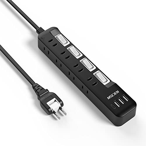 USB電源タップ 8個口 2mコード 電源タップ フラットプラグ式 コンセント usb 延長コード 2m AC8