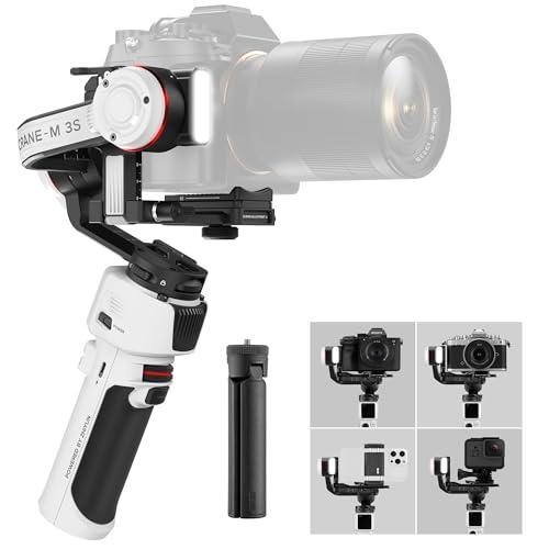 [公式旗艦店] ZHIYUN CRANE M3S 3軸ジンバル スタビライザー ミラーレスカメラ、Gopro、アクションカメラ、スマートフォン対応「一年保証